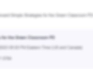 Green School PD Registration Green strategies wong